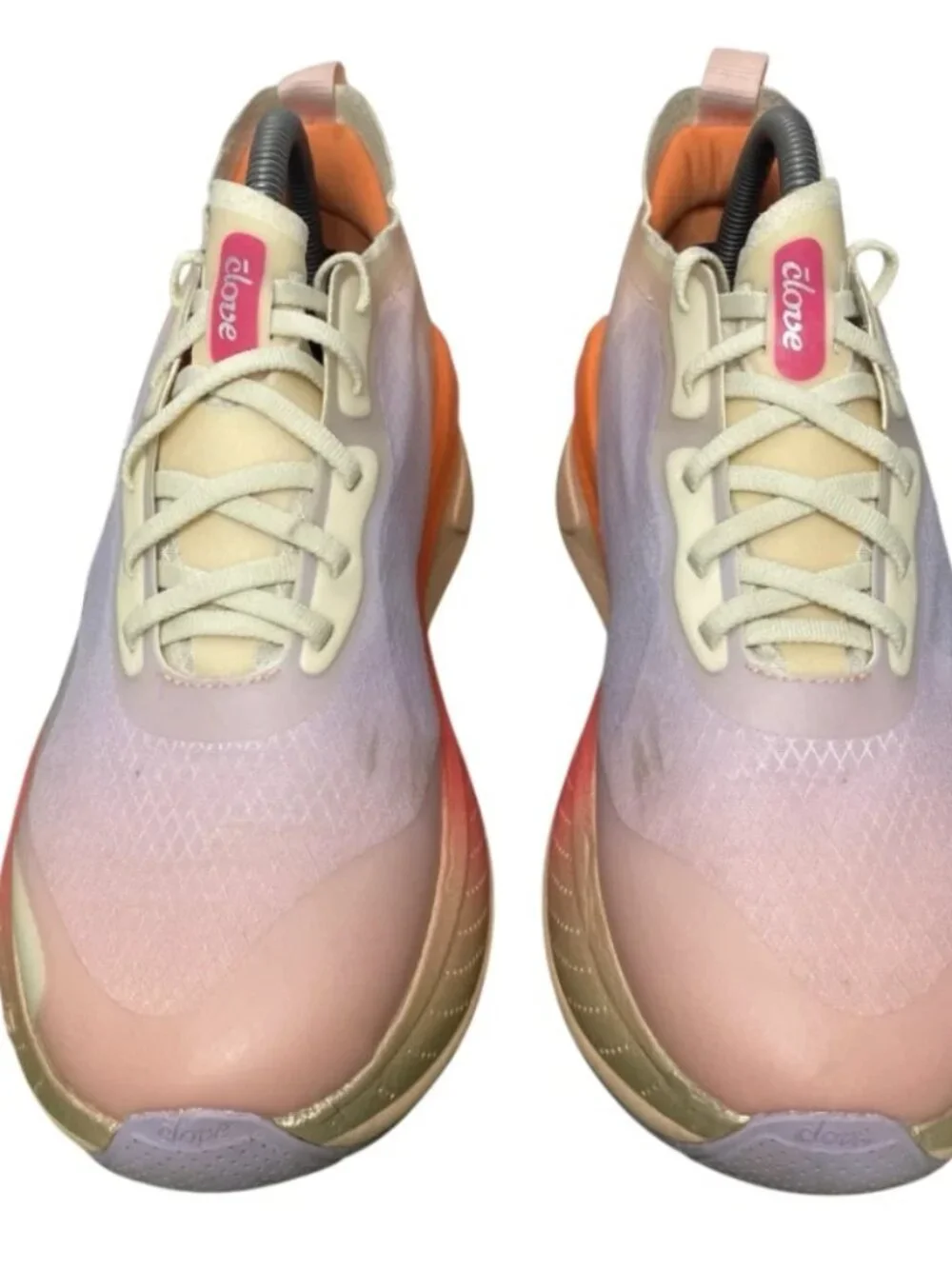 Clove Supercush Alto Peach Cream Lavender Nursing Healthcare Athletic Shoes Sz 9